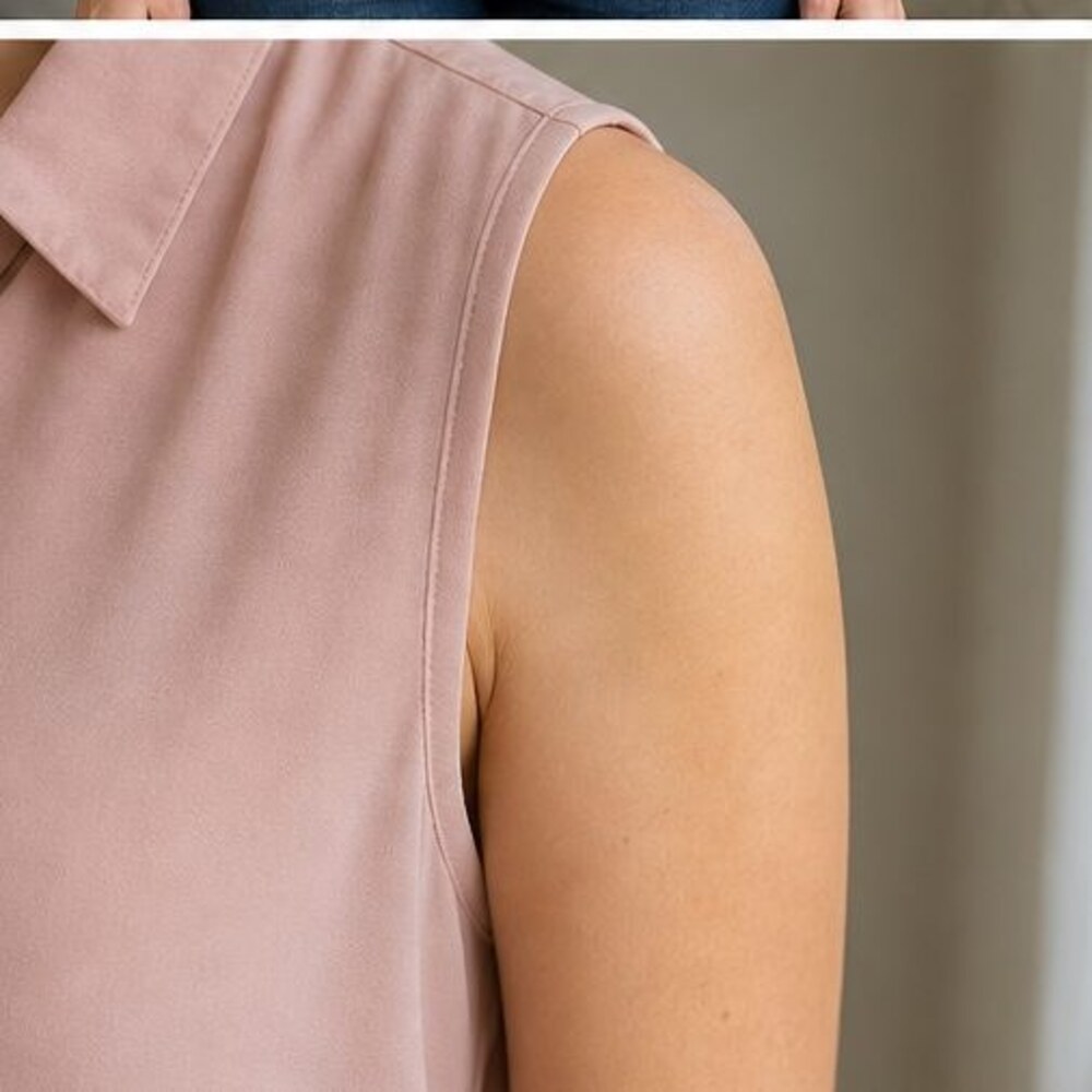 Blush V Neck Top - Picture 5 of 6